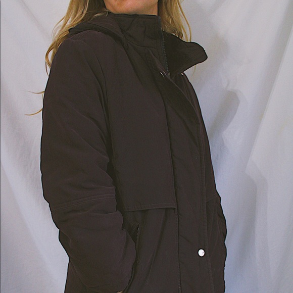 Dark Purple London Fog Coat - Picture 7 of 7
